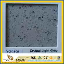 Crystal Light Grey Caesarstone Quartz for Kitchen Countertop Design