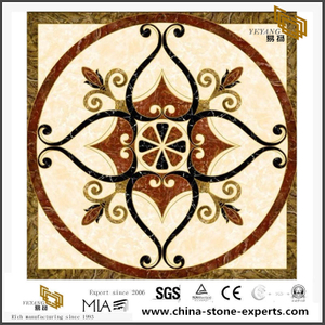 Cheap But Quality Marble Waterjet Medallion Tile Floor Outlet Online Sale