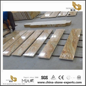 Gold Granite Stair Steps for Indoor/Outdoor with low cost