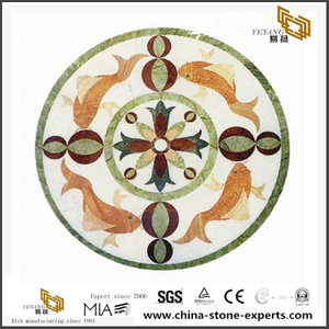 Marble Water Jet Medallion Marble Medallion Special Design