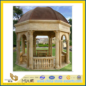 Marble Pavilion Yellow Marble Gazebo (YQC) 