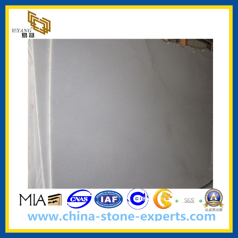 Polished Crystal White Marble Slab for Flooring Wall (YQG-MS1007)