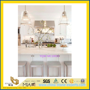 White Marble Stone Counter Top for Kitchen /Table