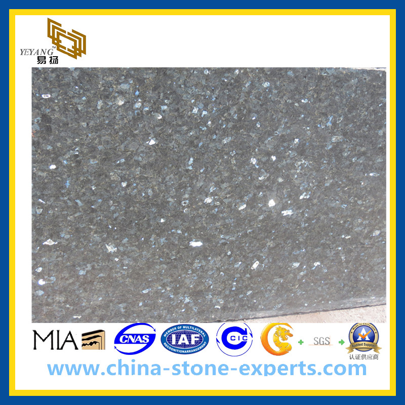 Polished Blue Pearl Granite Slab for Flooring Wall Countertop(YQG-GS1017)
