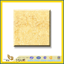 Polished Natural Stone Sunny Marble Slabs for Wall/Flooring (YQC)