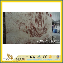 Polished White/Red Natural Stone Onyx for Hotel Background