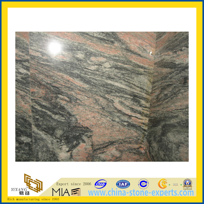Multicolor Red Granite Slab for Tombstone(YQC)