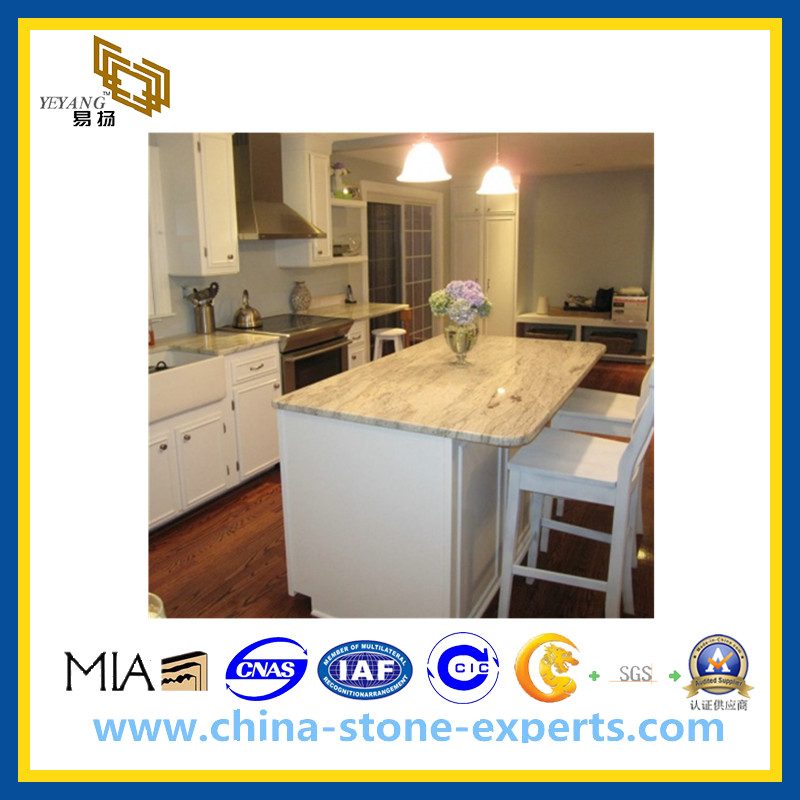 River White Granite Countertop for Kitchen (YQG-GC1010)