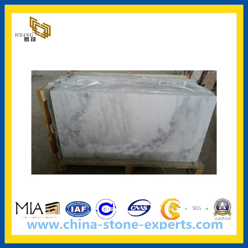 China Calacatta White Marble Tile for Flooring, Walling(YQC)