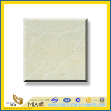 Polished Natural Stone Crema Marfil Marble Slabs for Wall/Flooring (YQC)