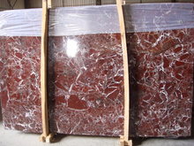 Imported Rosso Lepanto Marble Stone, Red Marble Slab