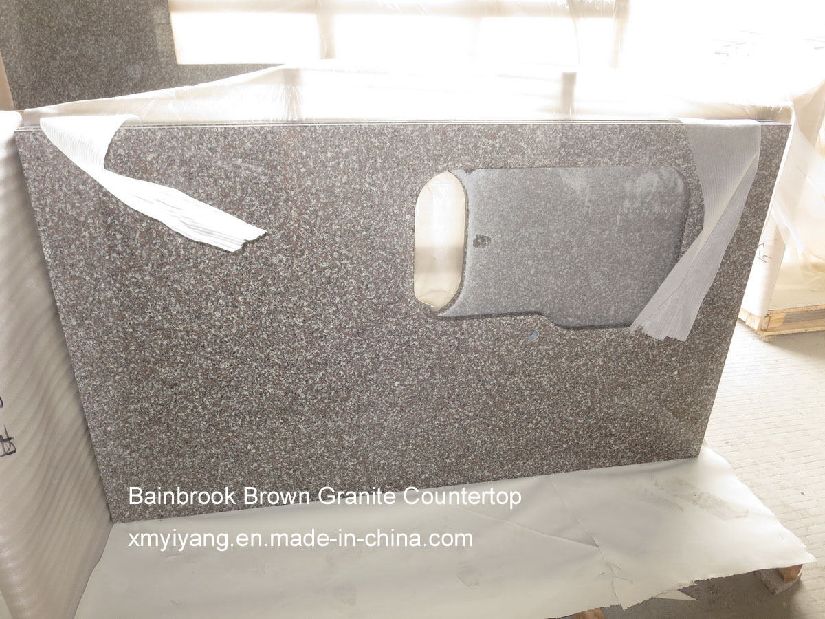 G664 Bainbrook Brown Natural Stone Granite Kitchen Countertop (YY-VBBC)