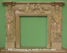 Carving Marble Fireplace for Outdoor /Indoor