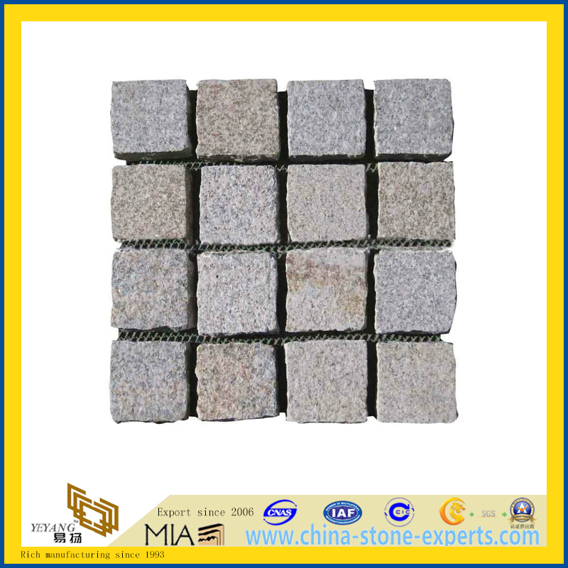 Natural Cheap Grey Granite Pavement for Outdoor Paving Stone (YQA)
