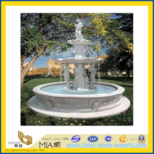 Stone Marble Carved Water Fountain for Outdoor Garden Landscape(YQC)