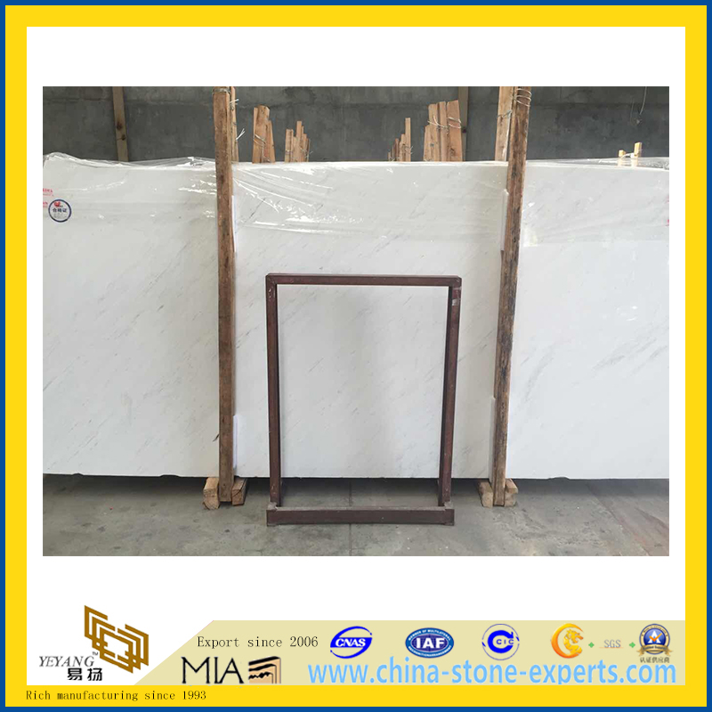 Polished Ariston White Marble Slabs for Wall Cladding (YQC)