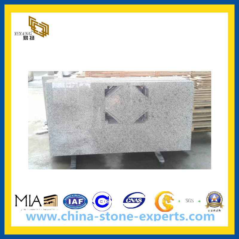 G655 Tongan White Granite Countertop for Kitchen, Hospitality (YQA-GC)