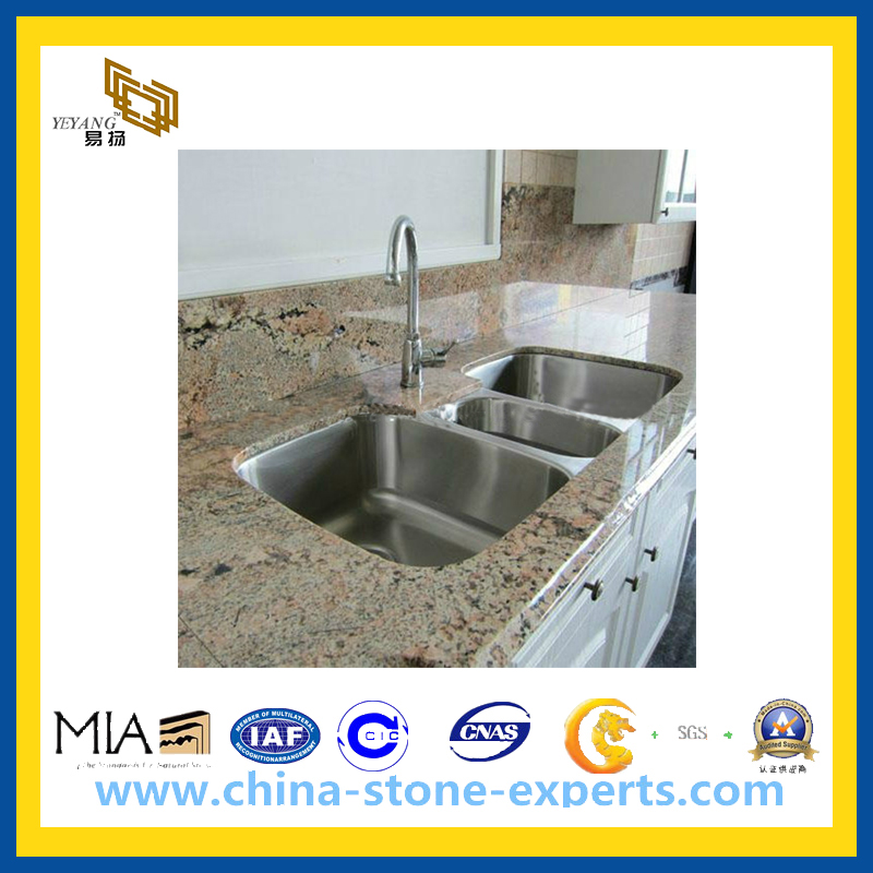Polished White Granite Countertop for Kitchen / Bathroom (YQG-GC1038)