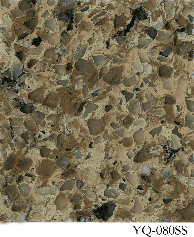 Artifical Quartz Stone Wholesale for Kitchen&Bath (YQ-080SS)