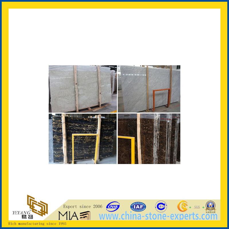 Popular Jade White Marble for Countertop / Kitchen / Vanity Top(YQC-MC1009)