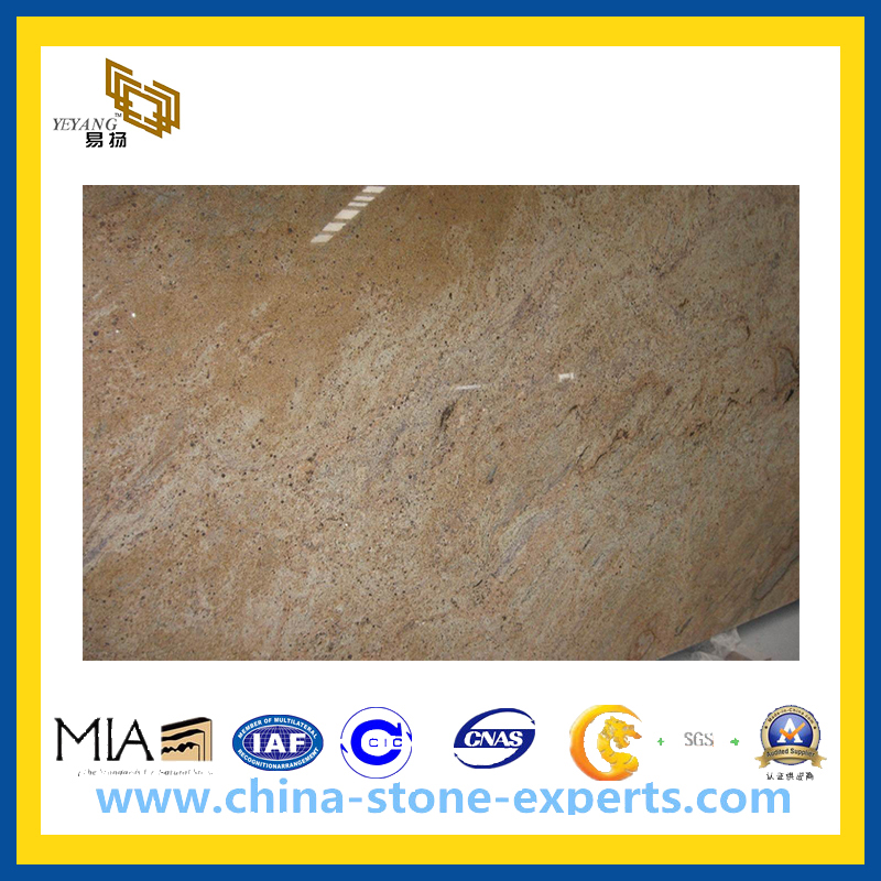 India Madura Gold Granite Slabs for Countertops and Vanity Tops (YQZ-GS)