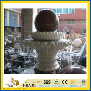 Natural Stone Fountains Granite Water Fountains with Ball