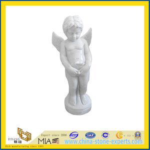 Marble Modern Art Stone Carving Sculpture for Outdoor Garden(YQC)