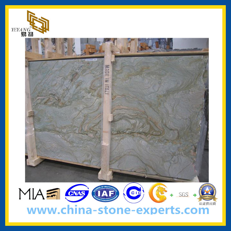 Polished Juparana Granite Slab for Flooring Wall (YQG-GS1019)