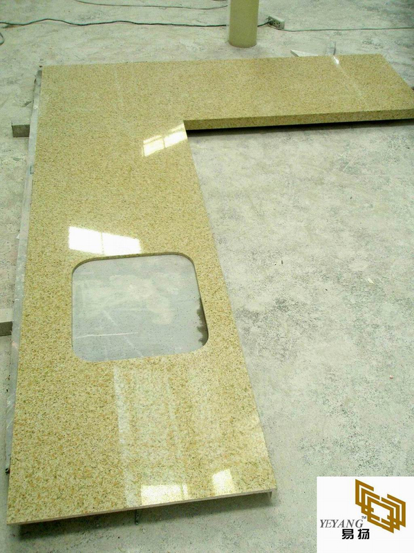 Golden/Yellow Quartz Kitchen Countertops Vanity Tops (YY-QC003)