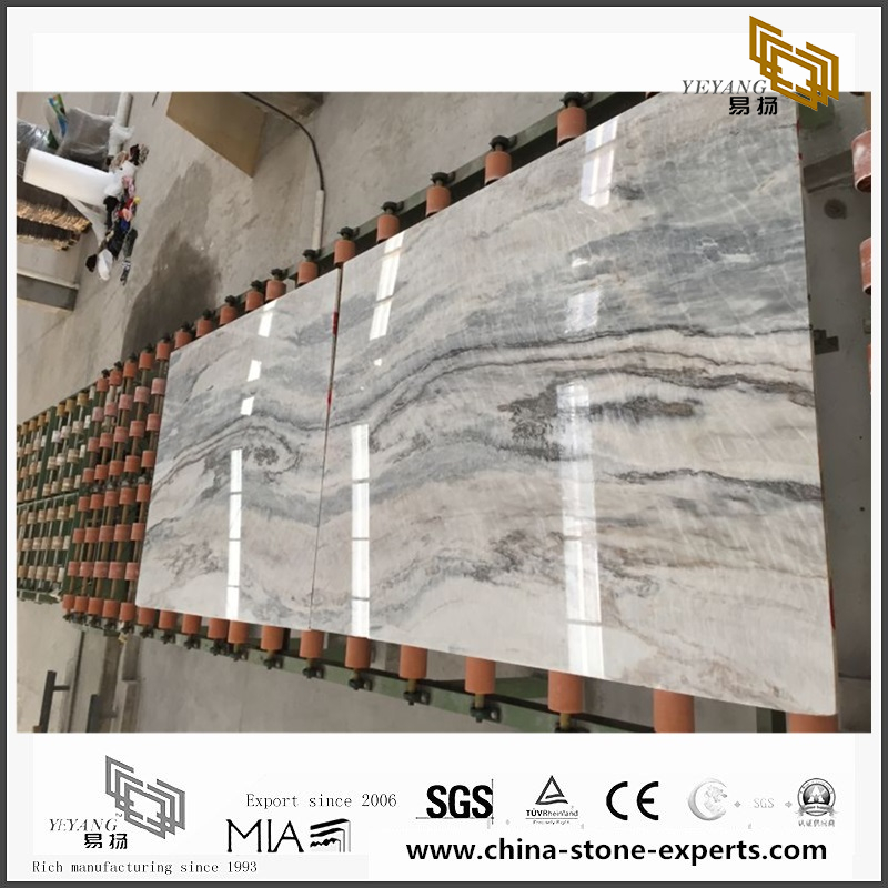 Custom Vemont Grey Marble for Wall Backgrounds & Floor Tiles (YQW-MS090703）