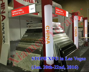 2016.1 Xiamen Yeyang's stand in STONEXPO Fair(Las Vegas)