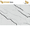 Factory Supply Calacatta White Quartz Slab With Black Veins A5071