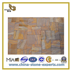 Natural Red/Green/Grey/Yellow/White/Purple Sandstone for Wall and Flooring(YQC)