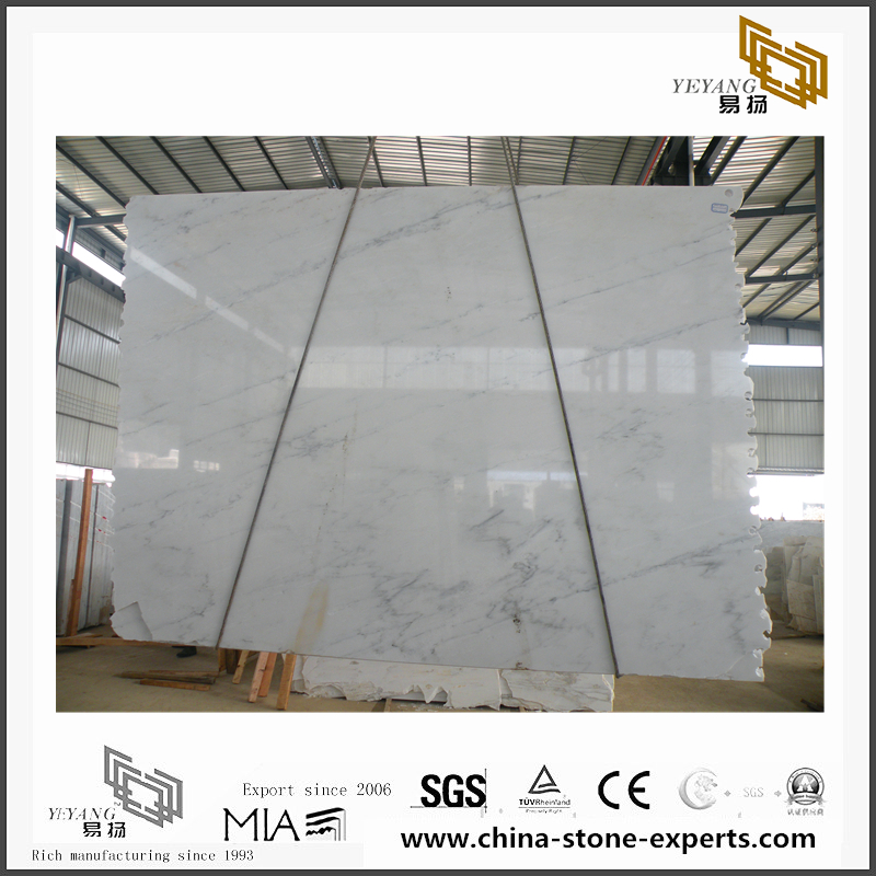 Luxury New Oriental White Marble Slabs for Bathroom Decoration（YQN-092606）