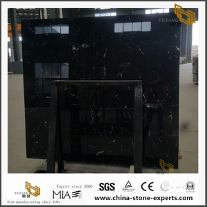 New Exclusive Black Ice Flower Marble Slabs for Home Decor with cheap price