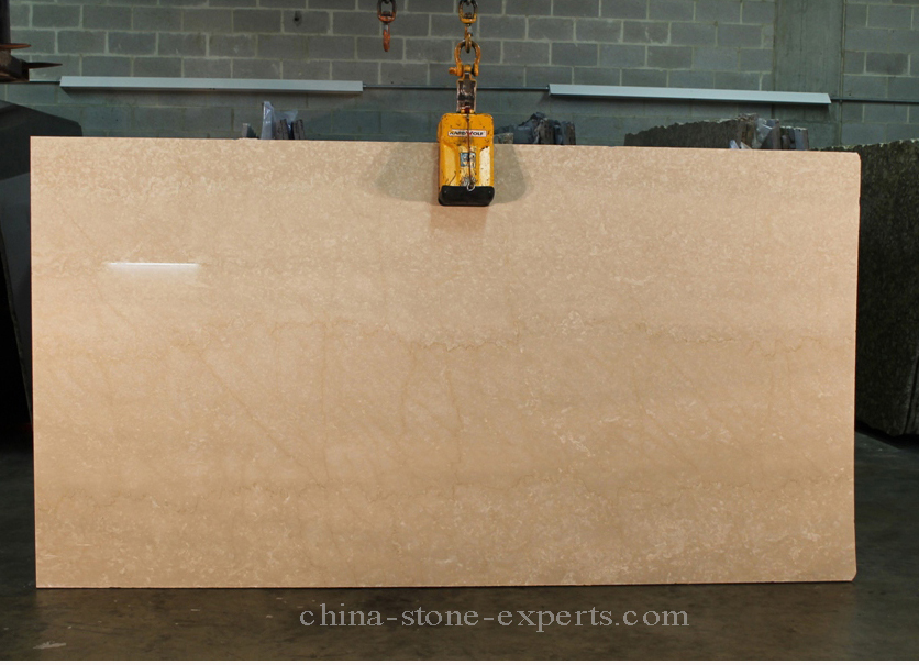 Imperial Gold Botticino Fiorito Marble Slab for Hotel/Home Decoration (YQZ-MS1003)