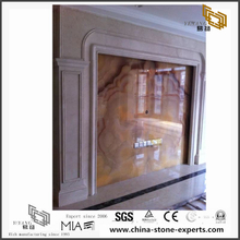 Best Red Marble Background for Hall,Bathroom Wall Design (YQW-MB072604）