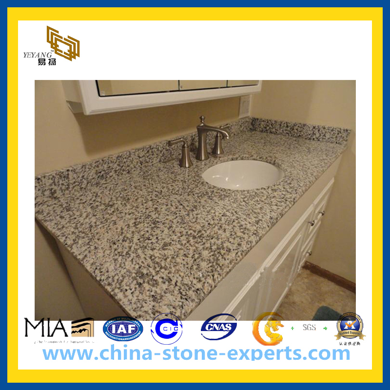 Polished Tiger Skin White Granite Vanity Top / Kitchen Countertop (YQZ-GC1014)