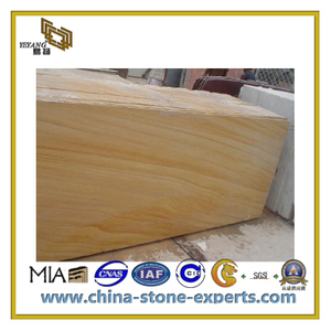 Yellow Woodvein Honed Sandstone for Flooring tiles(YQC)