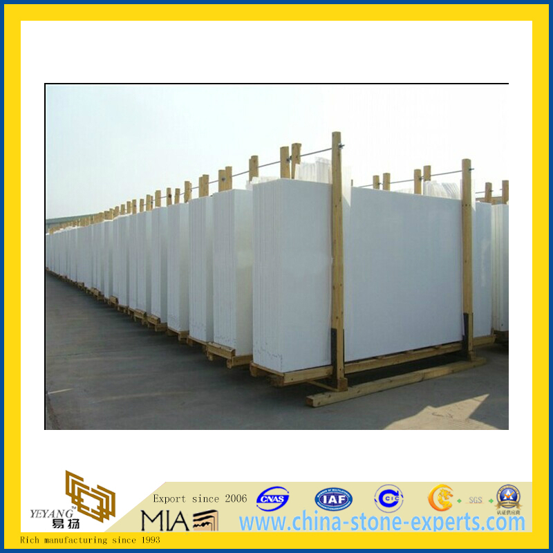 White Glass Thassos, Artificial Nano Crystallized Glass Stone(YQC)
