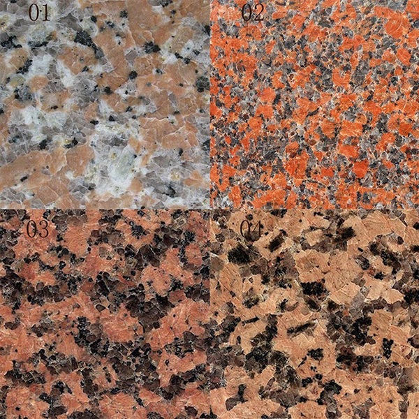Cheap Maple Red Granite Slab for Decoration/Component/Countertop
