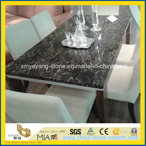 Prefabricate China Portoro Marble Table Top for Dinner Room