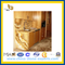 Cheap Yellow Wood Grain Marble Countertop (YQA-GC)