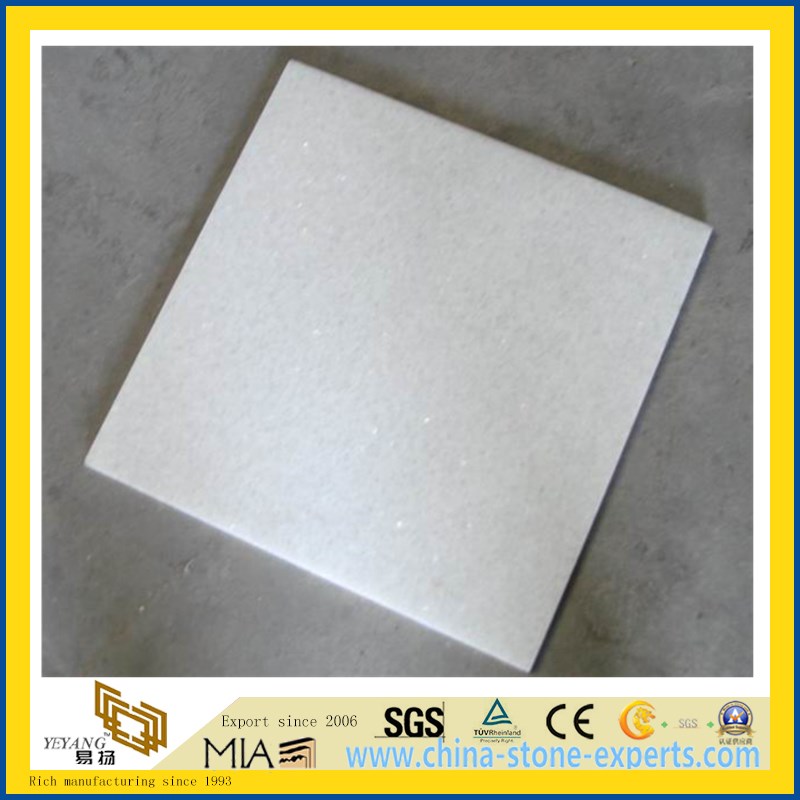 Crystal White Marble Tile for Flooring Decoration