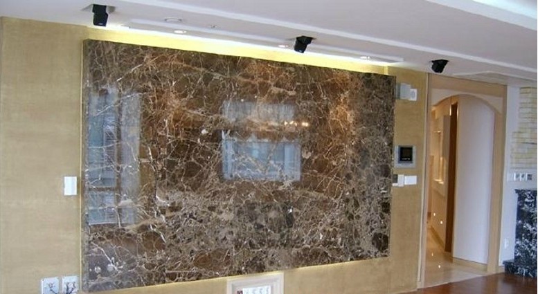 Dark Emperador marble tiles in flooring&flooring/wall ,(YQT)