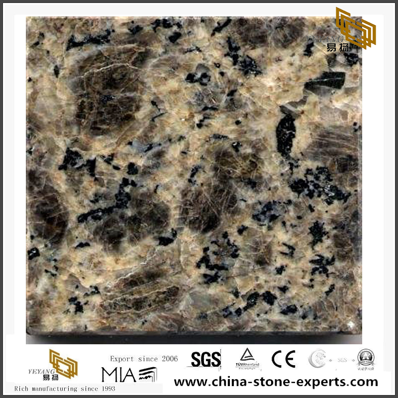 Brown Granite Leopard Skin Granite Tiles Uses