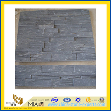 High Quality Black Cultural Stone for Wall Cladding (YQA-S1018)