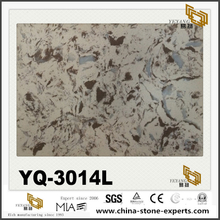 YQ-3014L Granite Vein Quart Surface Beige Quartz Tile