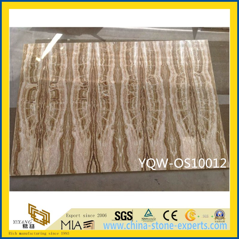 Polished Colorful Onyx Stone Slab for Wall with Cheap Price