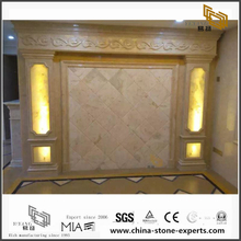 Beautiful Translucent Marble Backgrounds for Hall,Bathroom Wall Decor (YQW-MB0726010）